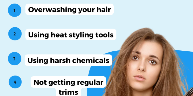 different ways you are damaging your hair