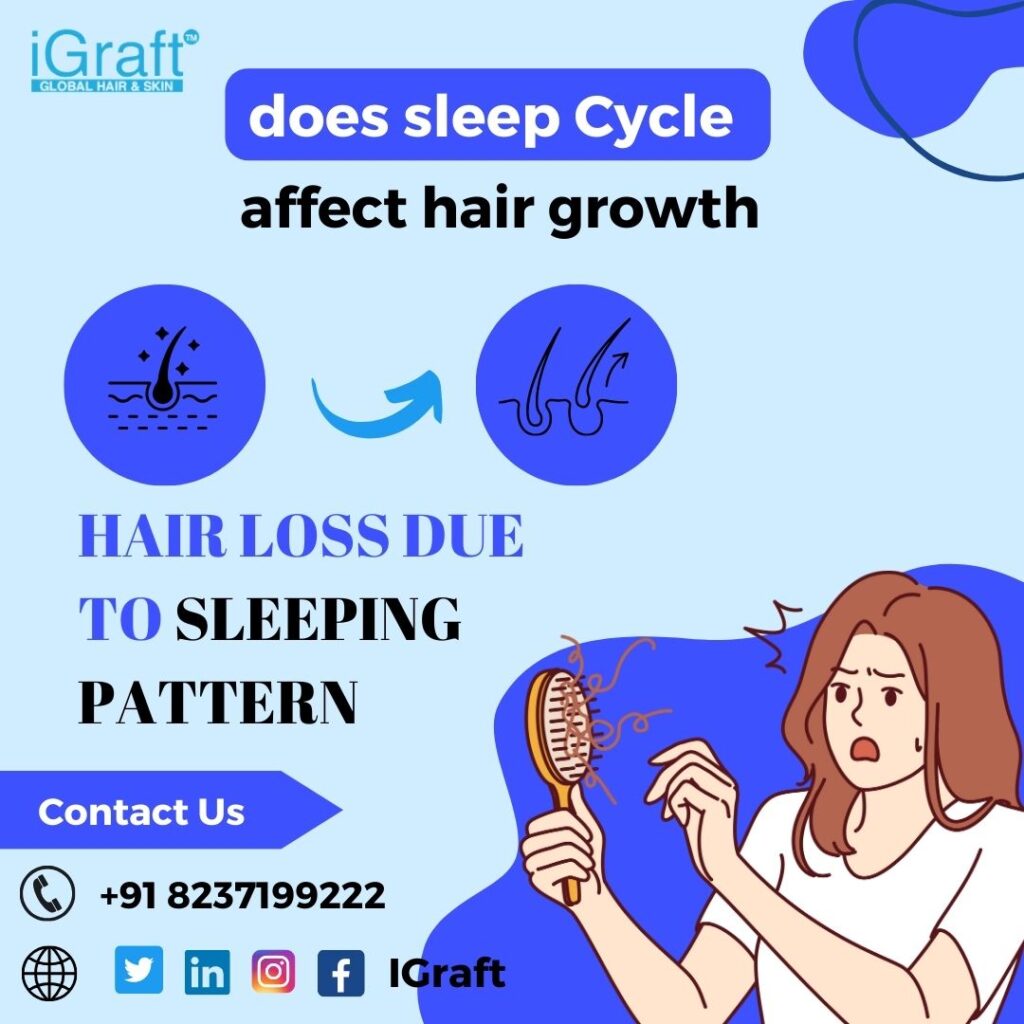 Does sleeping pattern affects hair growth